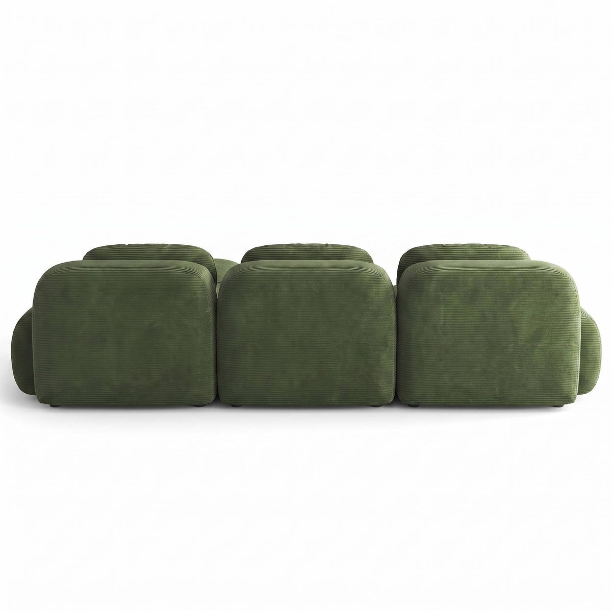 SOLEN - Canapé d'angle vert
