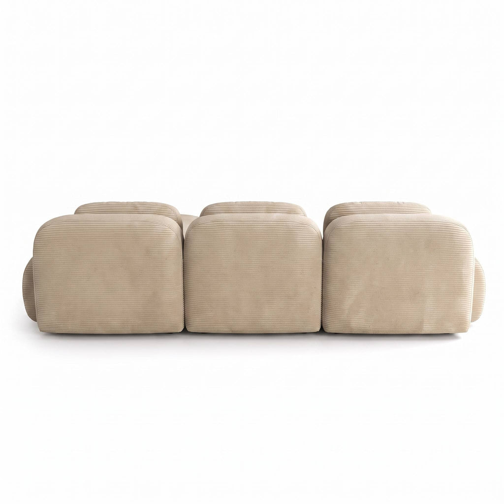 SOLEN - Canapé d'angle beige